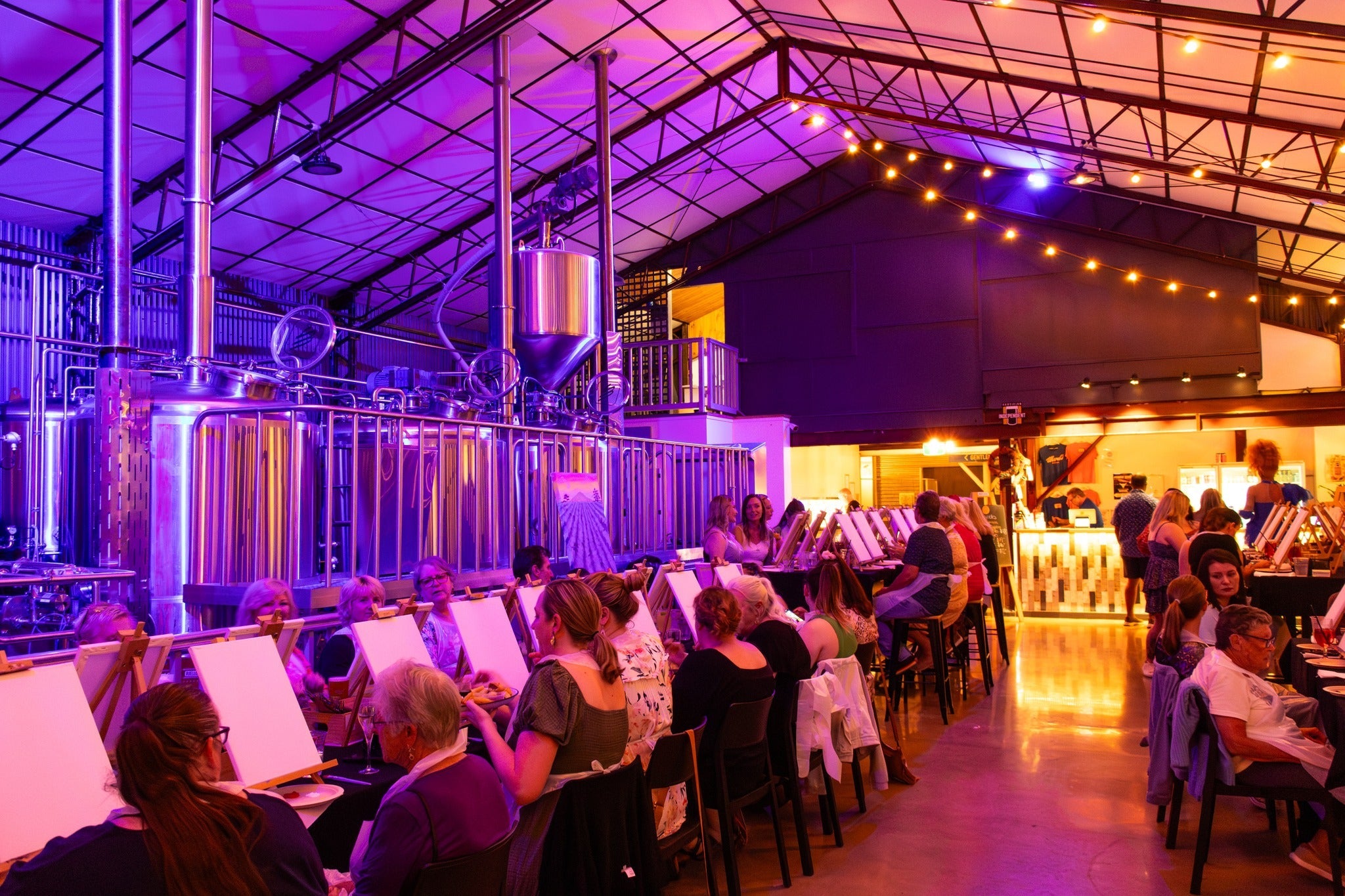 Gladstone Paint and Sip Party with Paint Juicy Paint Juicy Paint