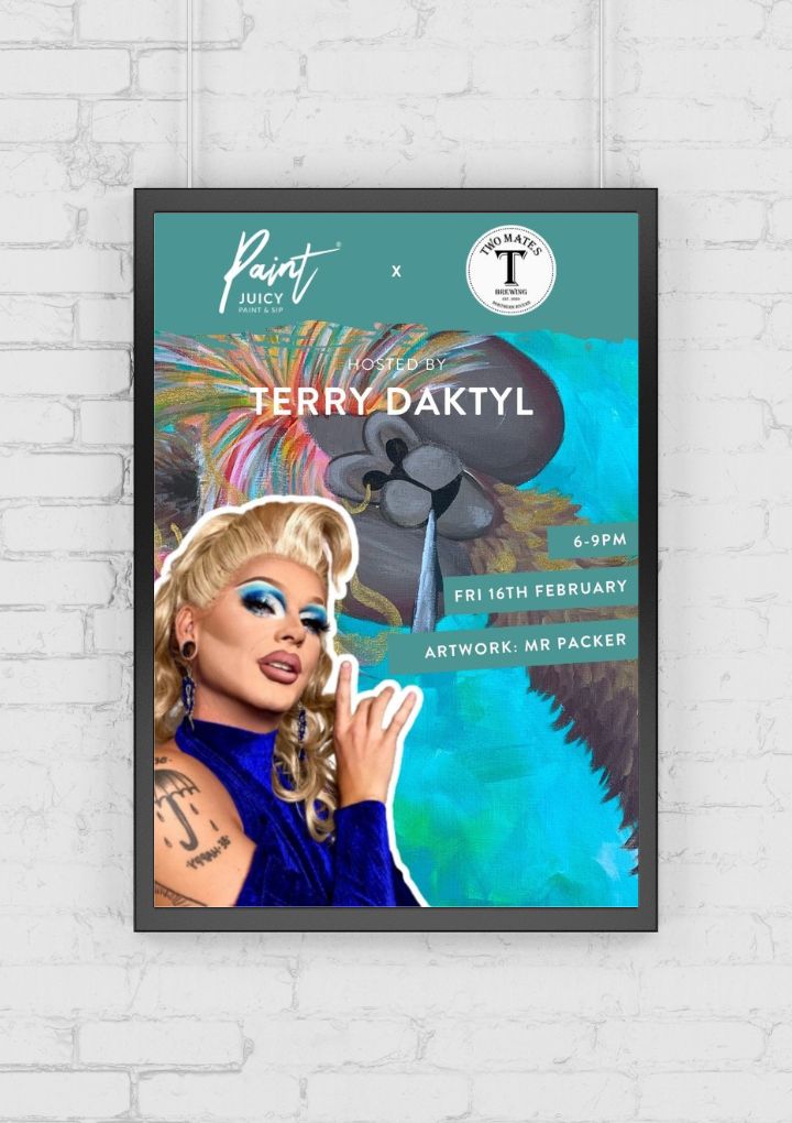 DRAG PAINT AND SIP X LISMORE NSW 16TH FEB 6PM-Ticket-Paint Juicy - Paint and Sip-Paint Juicy - Paint and Sip