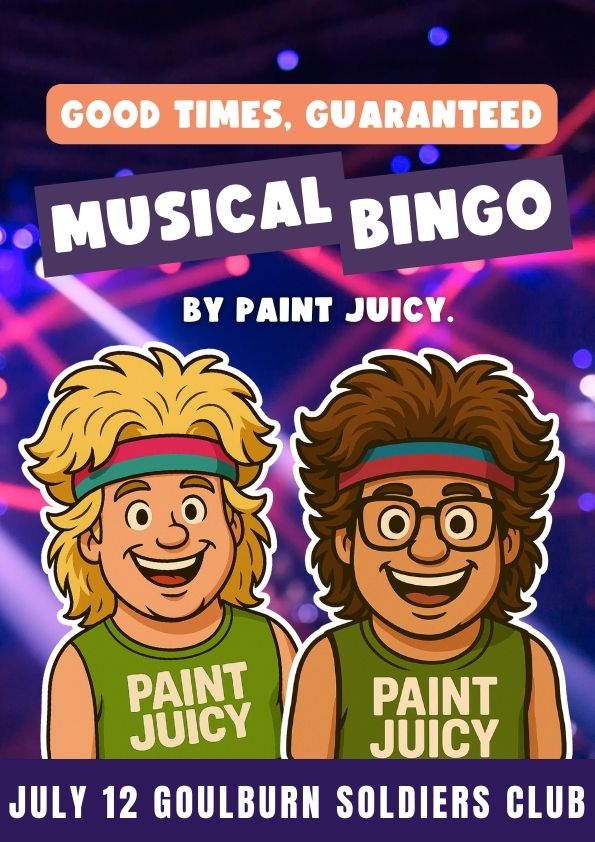 MUSICAL BINGO 12TH JULY GOULBURN NSW