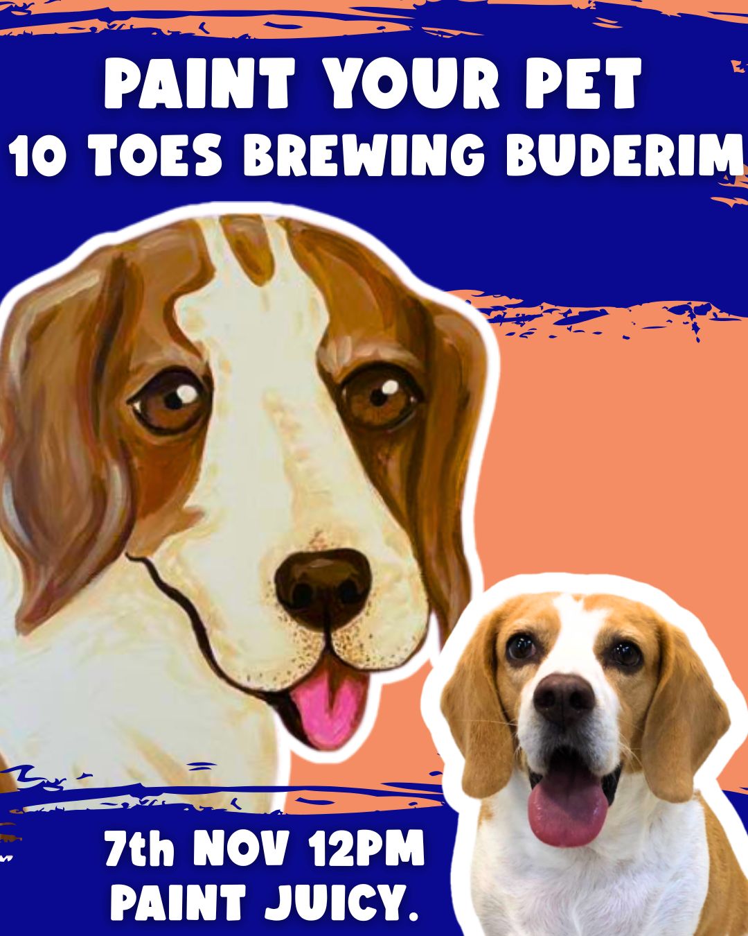 PAINT YOUR PET PAINT AND SIP BUDERIM NQ 7TH NOVEMBER 12PM