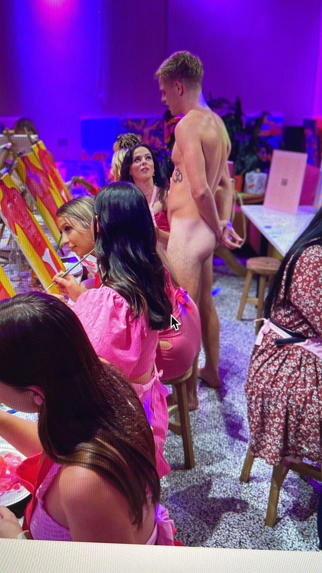 Naked Paint and Sips Are The Best!-Paint Juicy - Paint and Sip