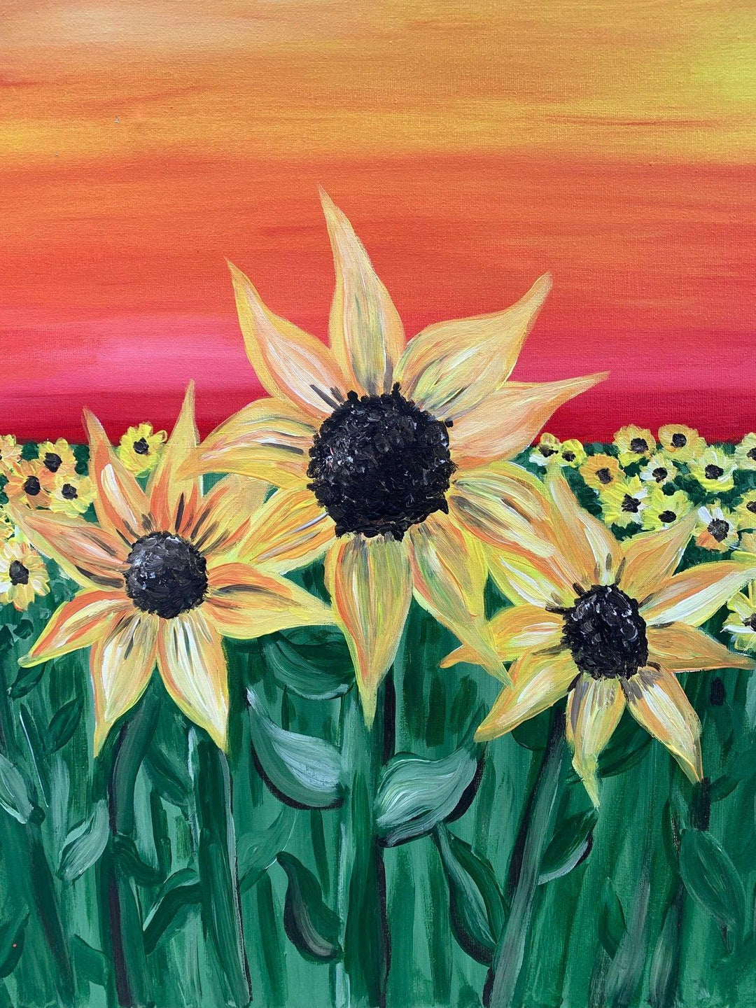 How To Paint a Sunflower: An Easy Tutorial For Beginners-Paint Juicy - Paint and Sip