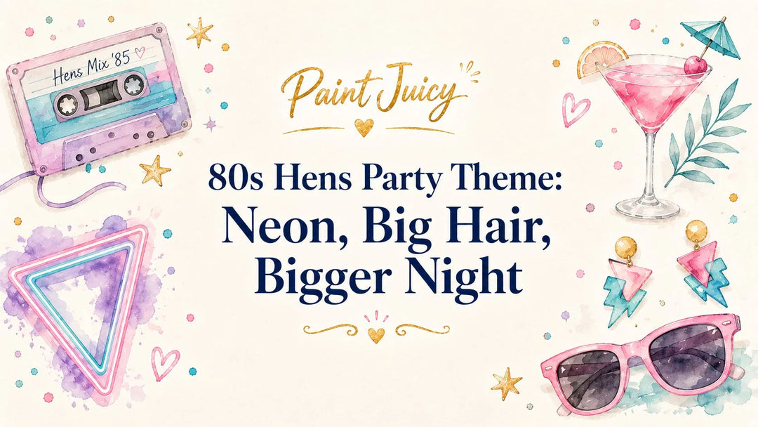 80s Hens Party Theme: Neon, Big Hair, Bigger Night