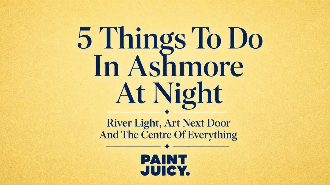 Paint Juicy guide, 5 Things To Do In Ashmore At Night, Gold Coast: River Light, Art Next Door And The Centre Of Everything