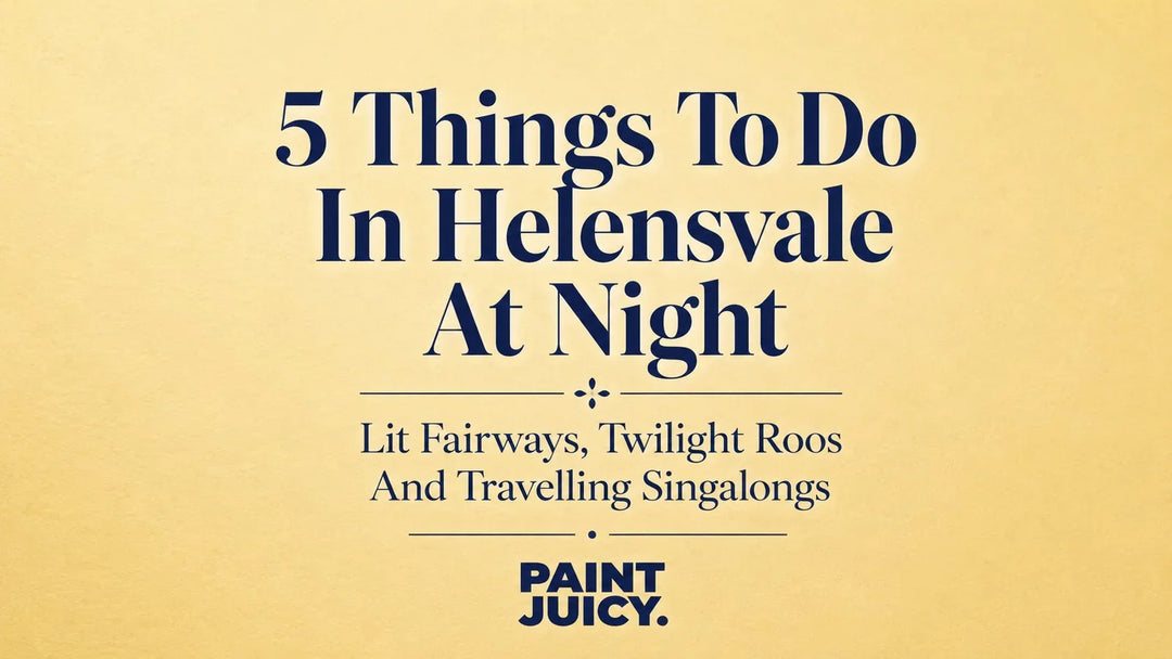 Paint Juicy guide, 5 Things To Do In Helensvale At Night, Gold Coast: Lit Fairways, Twilight Roos And Travelling Singalongs