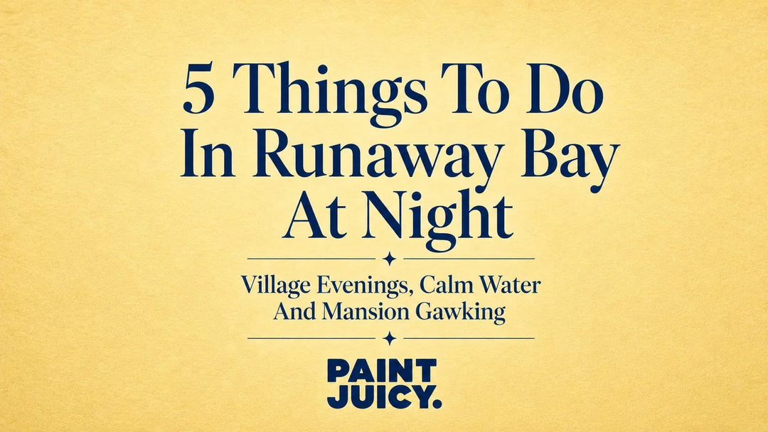 Paint Juicy guide, 5 Things To Do In Runaway Bay At Night, Gold Coast: Village Evenings, Calm Water And Mansion Gawking