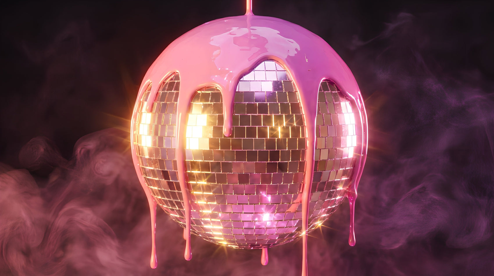 Paint Juicy mirrorball artwork for Kallangur paint and sip sessions