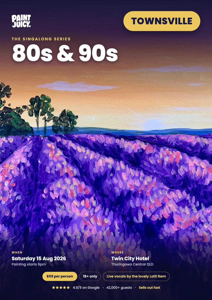 80s &amp; 90s Singalong paint and sip at Twin City Hotel, Townsville