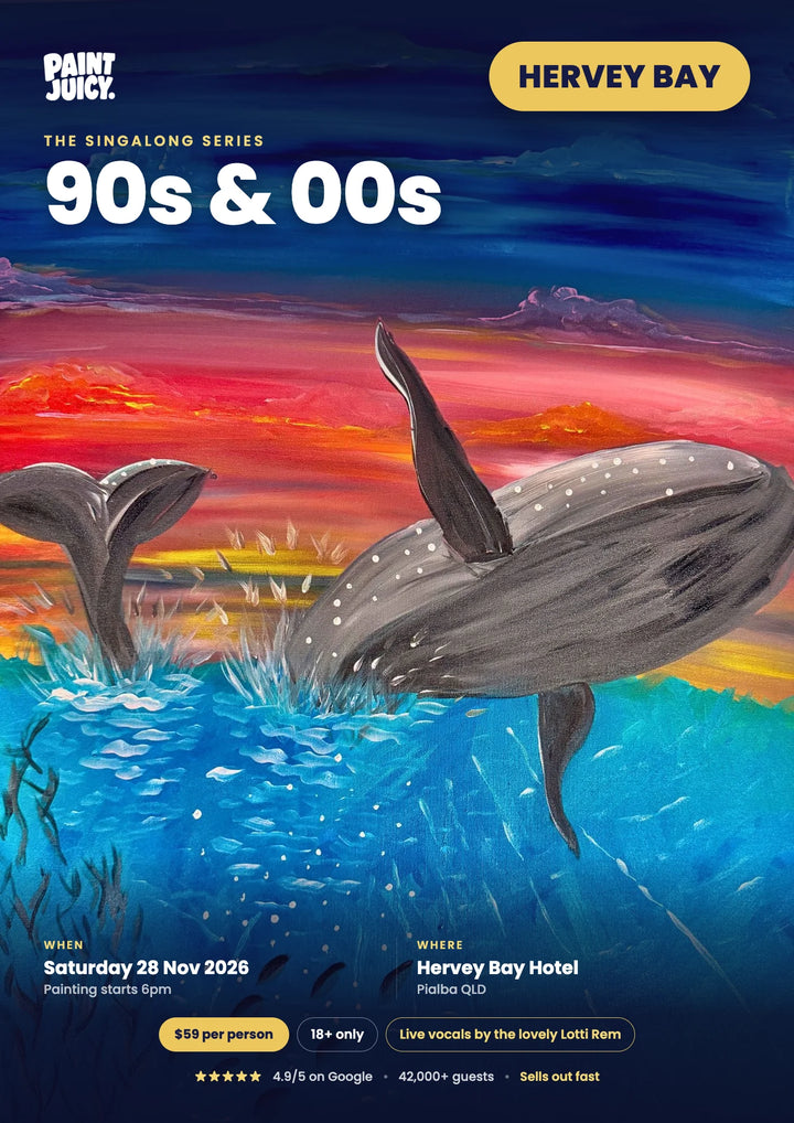 90s &amp; 00s Singalong paint and sip at Hervey Bay Hotel, Hervey Bay