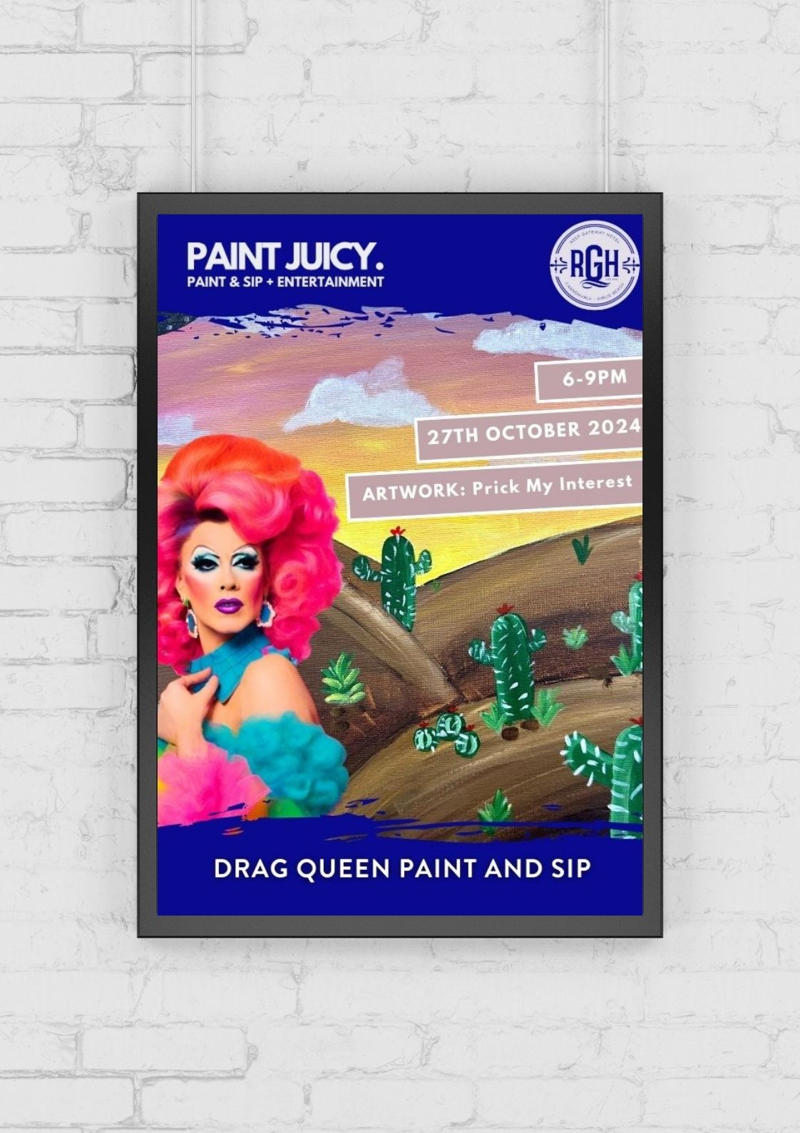 DRAG PAINT & SIP AIRLIE BEACH NQ 27TH OCTOBER 6PM – Paint Juicy - Paint