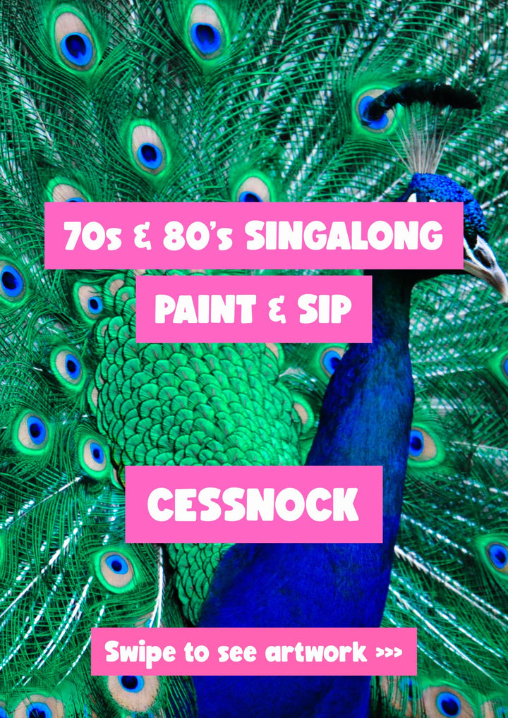 70s & 80s PAINT AND SIP SINGALONG 23RD JANUARY CESSNOCK NSW 6PM