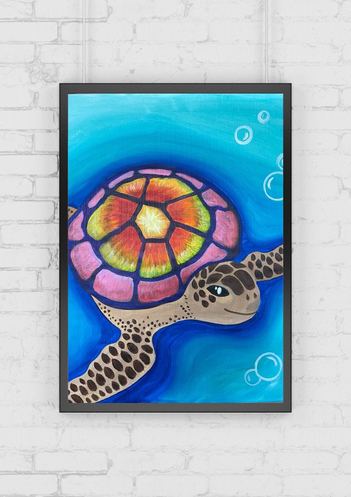 TOMMY TURTLE - PAINT AND SIP 9TH MARCH - BURLEIGH HEADS 1PM-Paint Juicy - Paint and Sip-Paint Juicy - Paint and Sip
