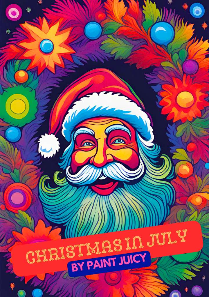 CHRISTMAS IN JULY - PAINT AND SIP 6th JULY - BURLEIGH HEADS 6PM-Paint Juicy - Paint and Sip-Paint Juicy - Paint and Sip