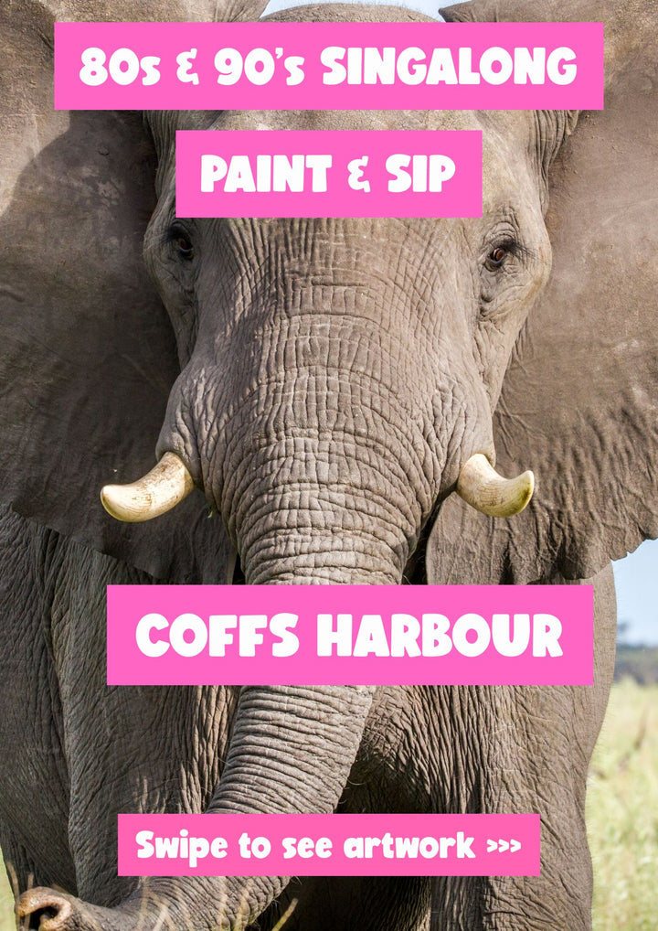 80s & 90s PAINT AND SIP 1ST FEBRUARY COFFS HARBOUR NSW 1PM