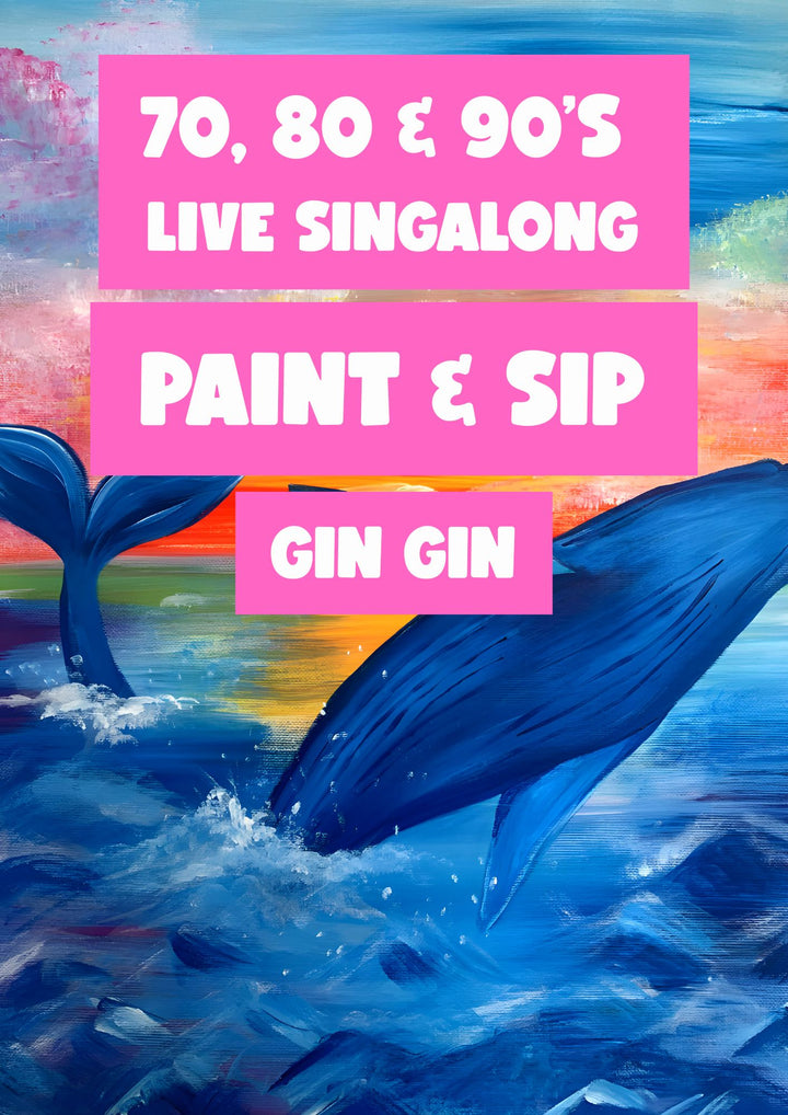 70's 80s & 90s PAINT AND SIP 15TH FEBRUARY GIN GIN NQ 1PM
