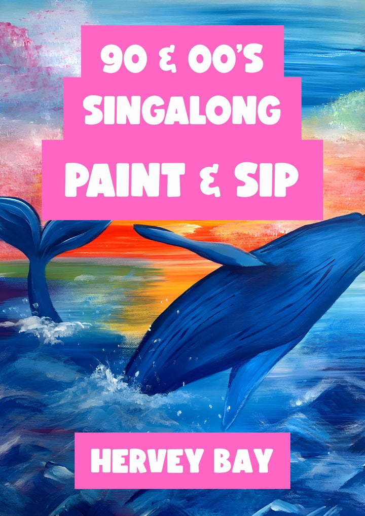 90s and 00s paint and sip, Hervey Bay NQ