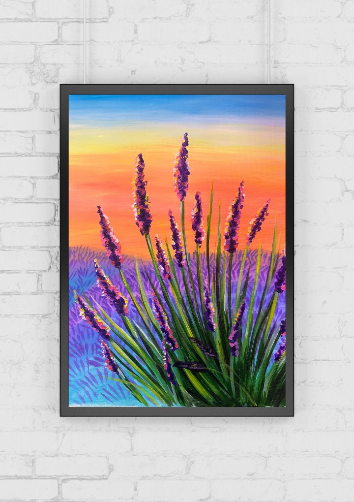 LAVENDER BREEZE - PAINT AND SIP 23RD MARCH - BURLEIGH HEADS 1PM-Paint Juicy - Paint and Sip-Paint Juicy - Paint and Sip