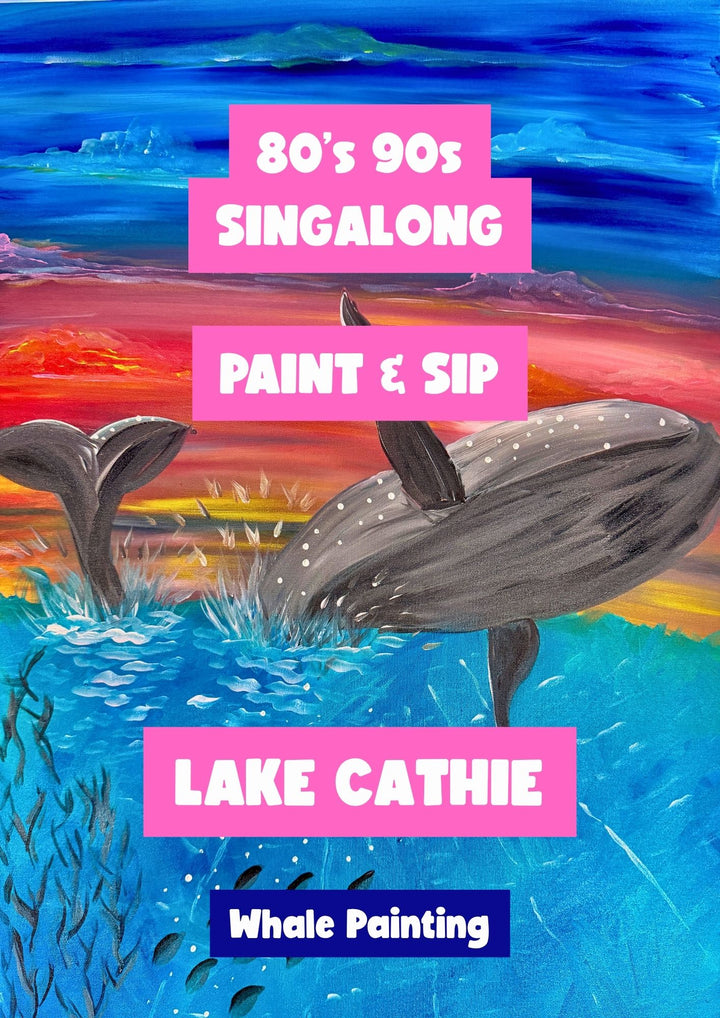 Lake Cathie Whale  Paint and Sip