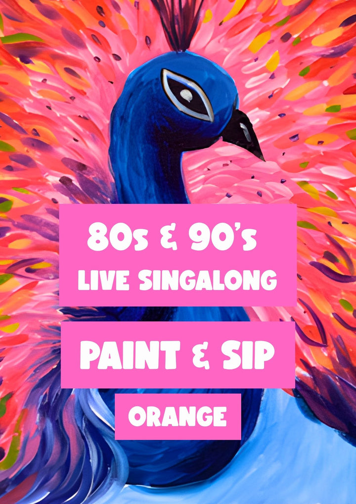 80s &amp; 90s SINGALONG PAINT AND SIP 26TH JUNE ORANGE NSW 6PM
