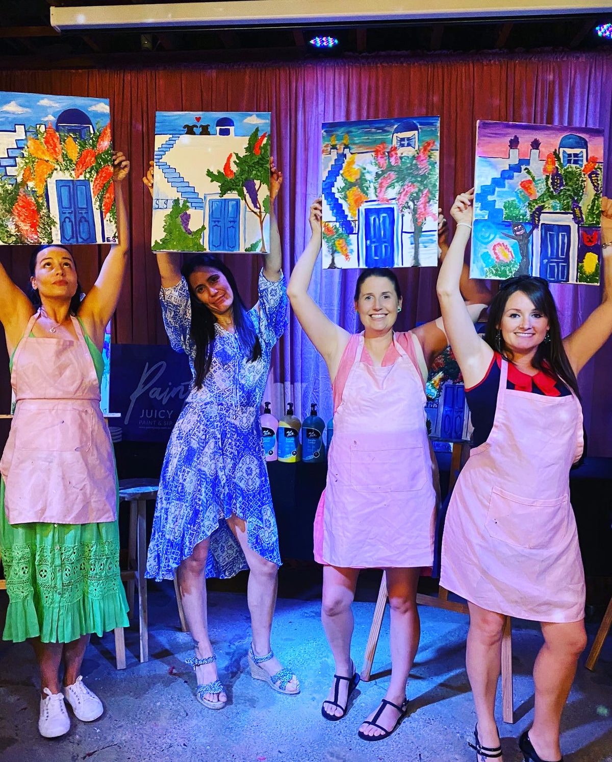 The Best Paint and Sip Gold Coast, Brisbane and Newcastle Paint Juicy Paint and Sip