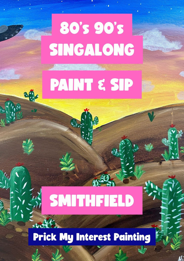 80s &amp; 90s SINGALONG PAINT AND SIP 5TH SEPTEMBER SMITHFIELD CAIRNS NQ 6PM