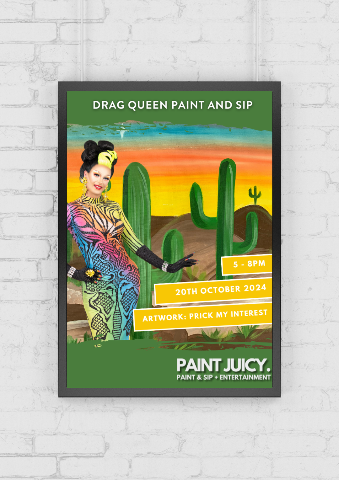 DRAG PAINT AND SIP X CHARLEVILLE WEST QLD 20TH OCTOBER 5PM Paint