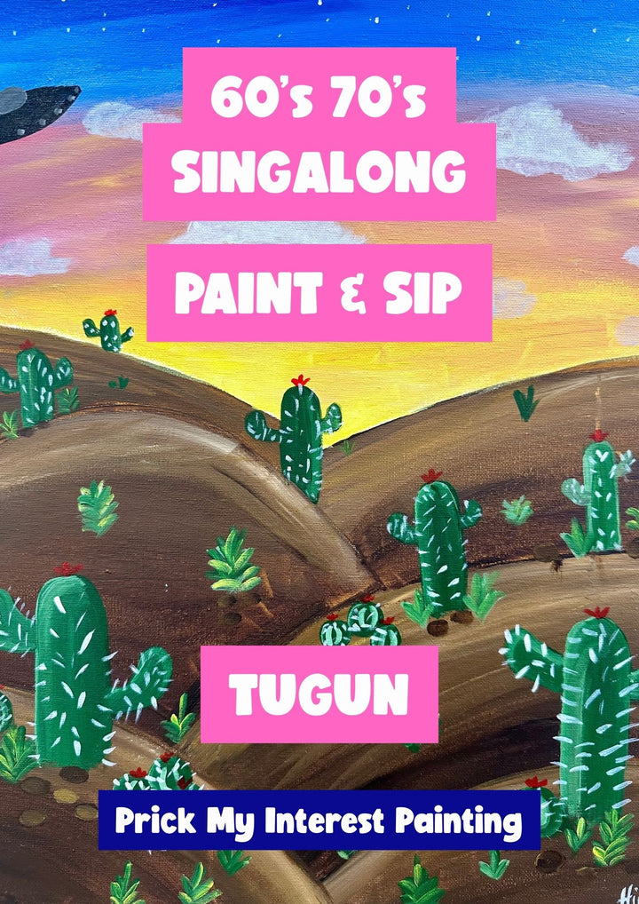 60s & 70s PAINT AND SIP SINGALONG 10TH JULY TUGUN GOLD COAST 6PM